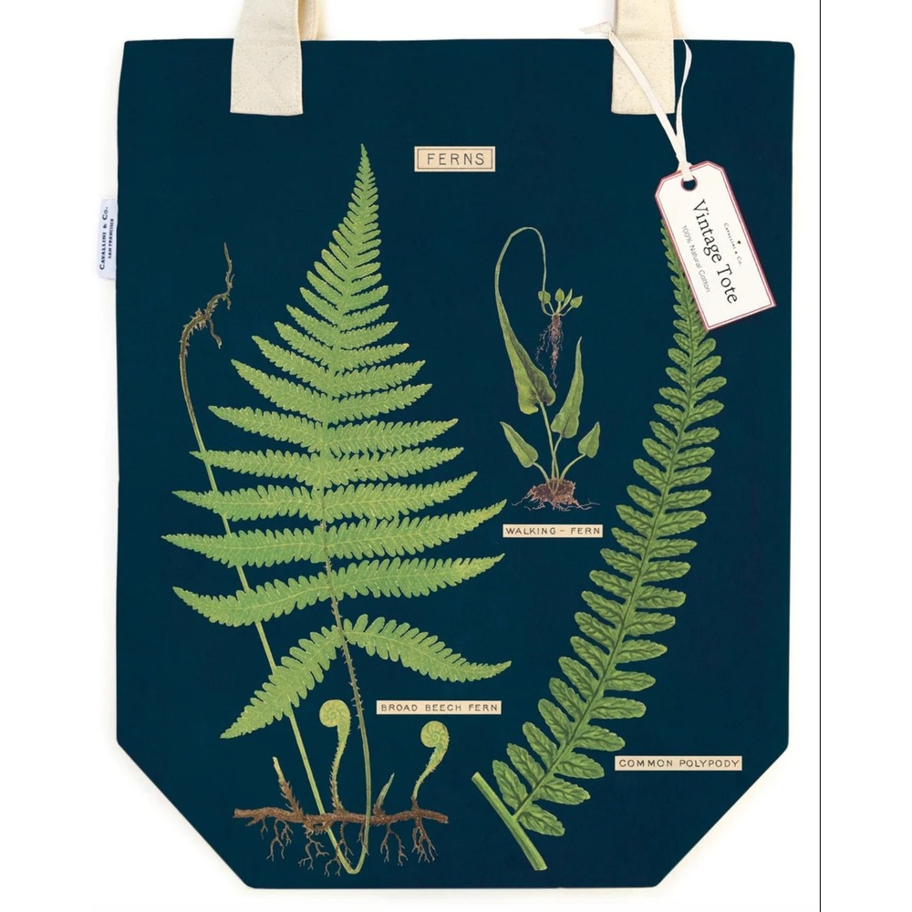 Cavallini & Co. Vintage Tote Bag - Ferns